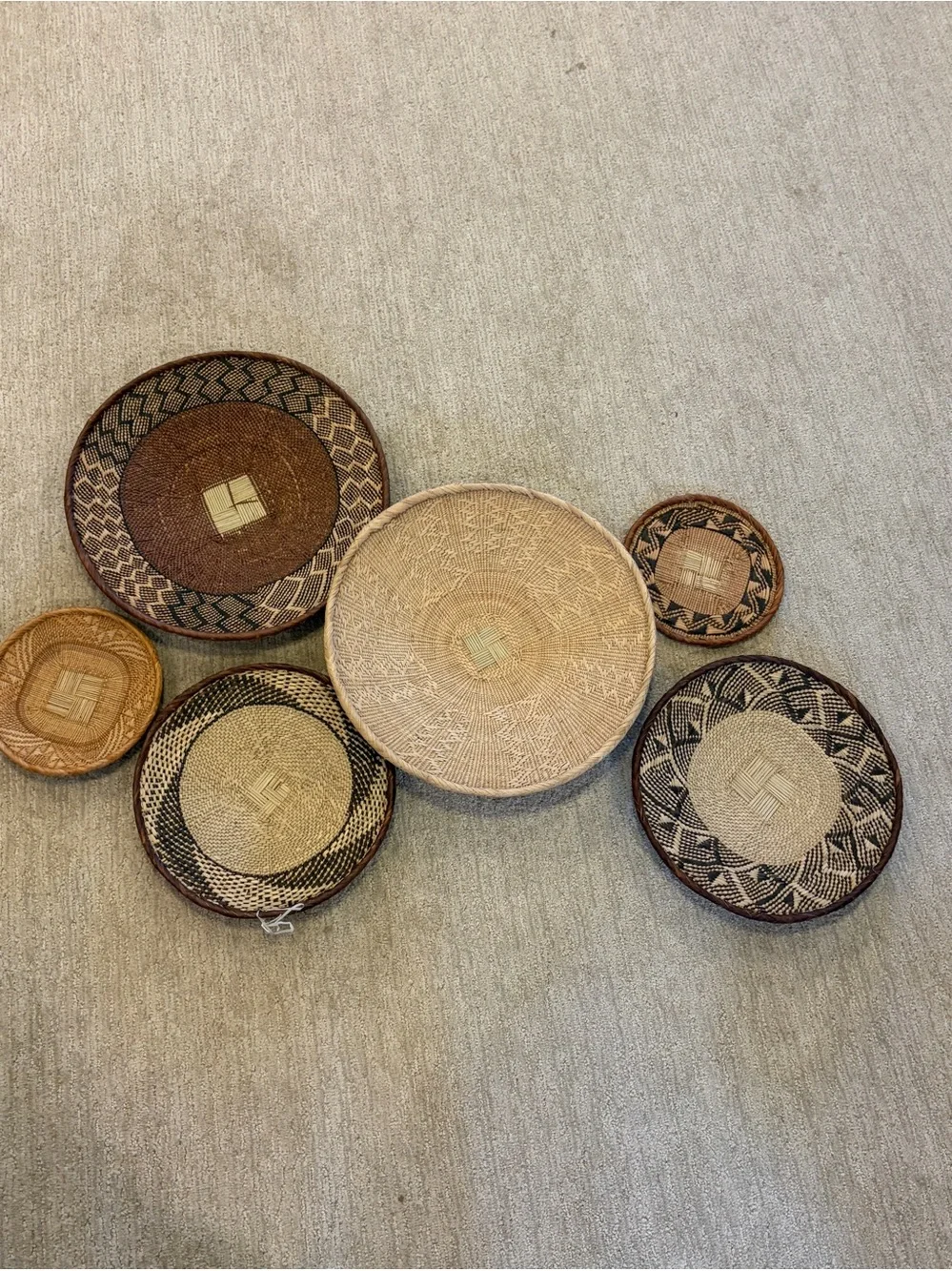 NEW Simple Africa Woven Basket. Made by the Binga people of Zambia/Zimbabwe